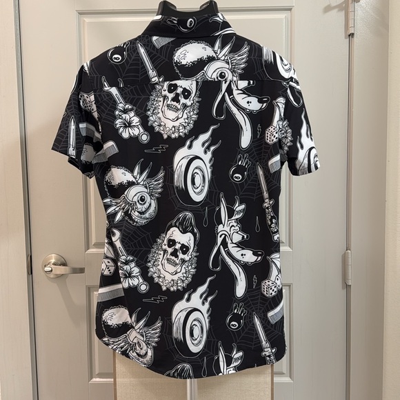 🎉 Dixxon SS Bamboo Button Down Size L - Picture 3 of 4